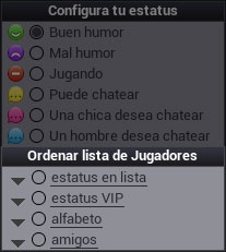 lista de jugadores orden