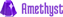 packet amethyst